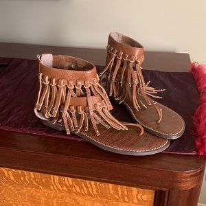 Moccasin style sandal